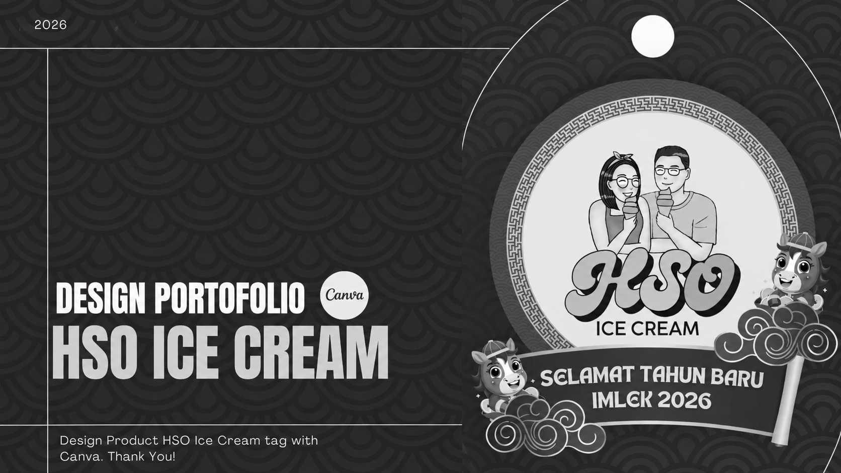 Graphic Design HSO Ice Cream CNY 2026